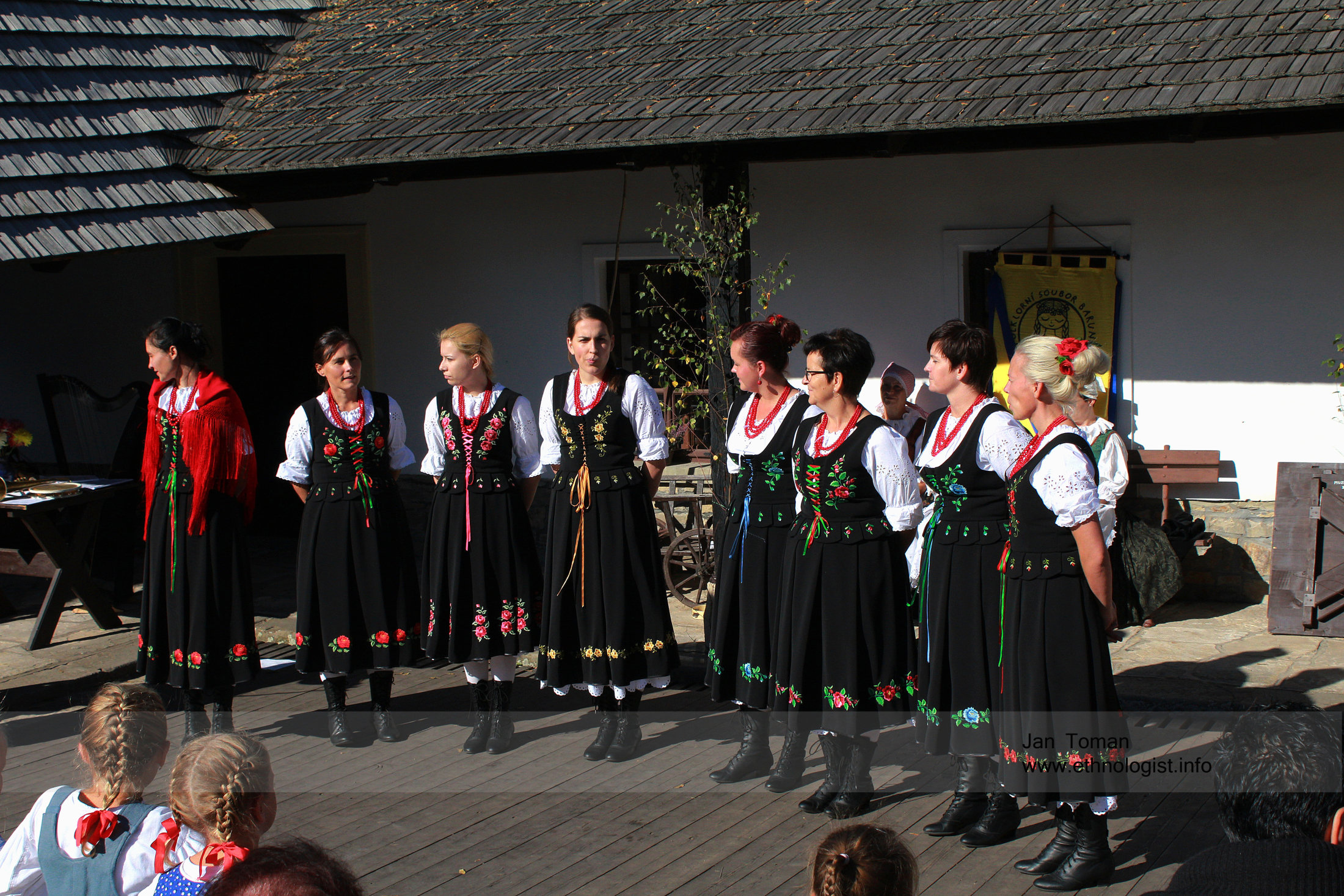 The Poland folklore band in Czech town Ceska Skalice