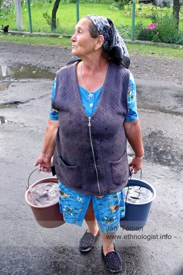 The woman in the Ukraine