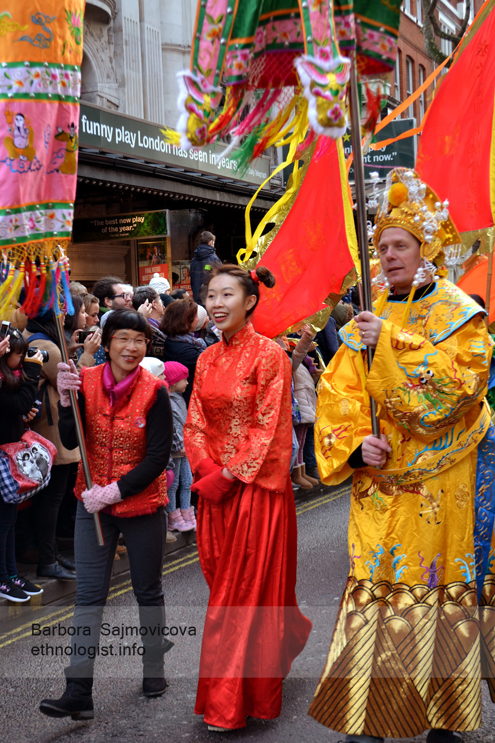 Parade during celebration of Chinese New Year