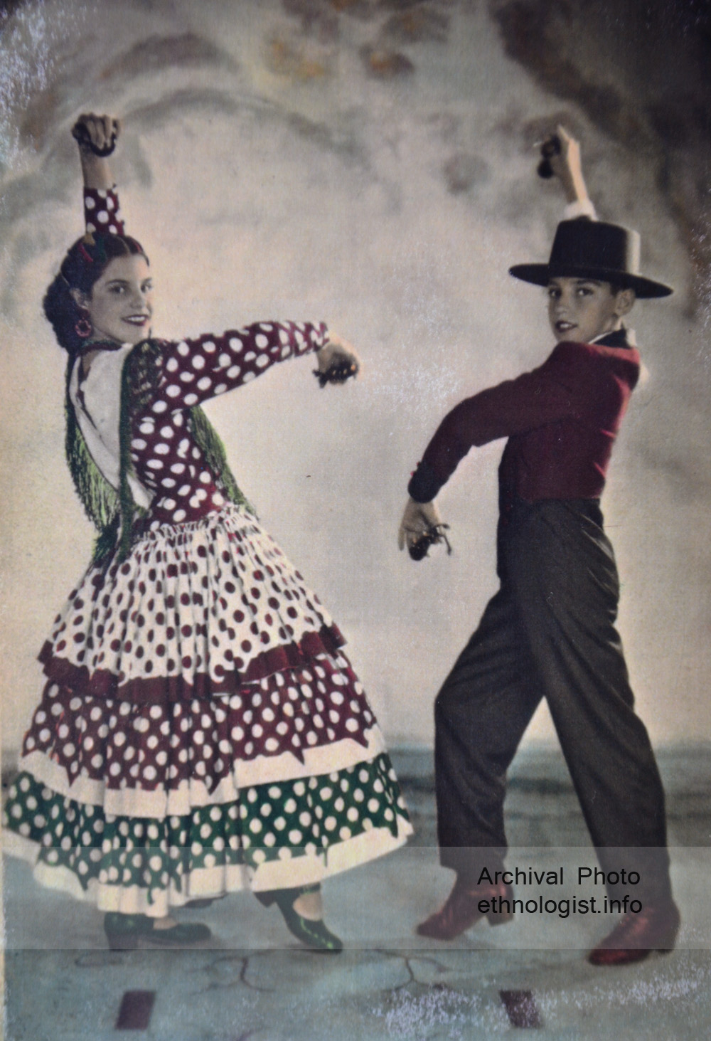Fermín Barnó se svou sestrou Soledad. Archivní fotografie